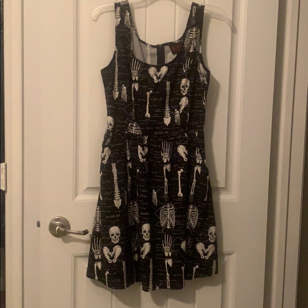 Bones glow in the dark dress